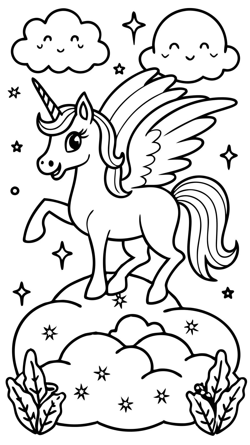 alicorn coloring pages